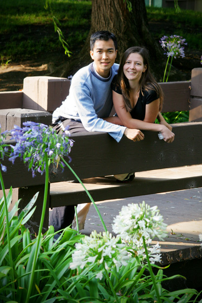 Photograph of wedding photographers Tom and Marijana